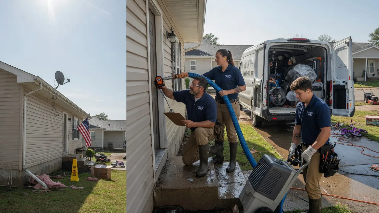 Ceiling Water Damage Restoration in Gilberts, IL near me